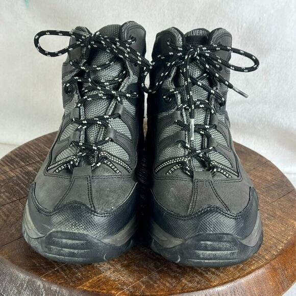 Wolverine Boots Mens Size 10.5 EW W04117 Bennett Safety Toe Work Gray Black - Picture 2 of 12